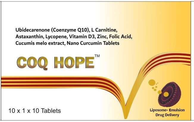 COQ HOPE Tablets – Uses, Benefits, Composition & Dosage
